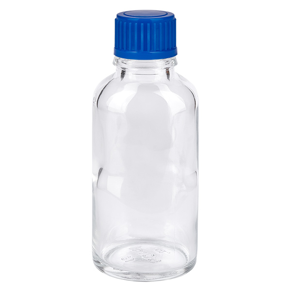 30ml Flasche 11mm Schraubverschluss blau Standard ClearLine UT18/30