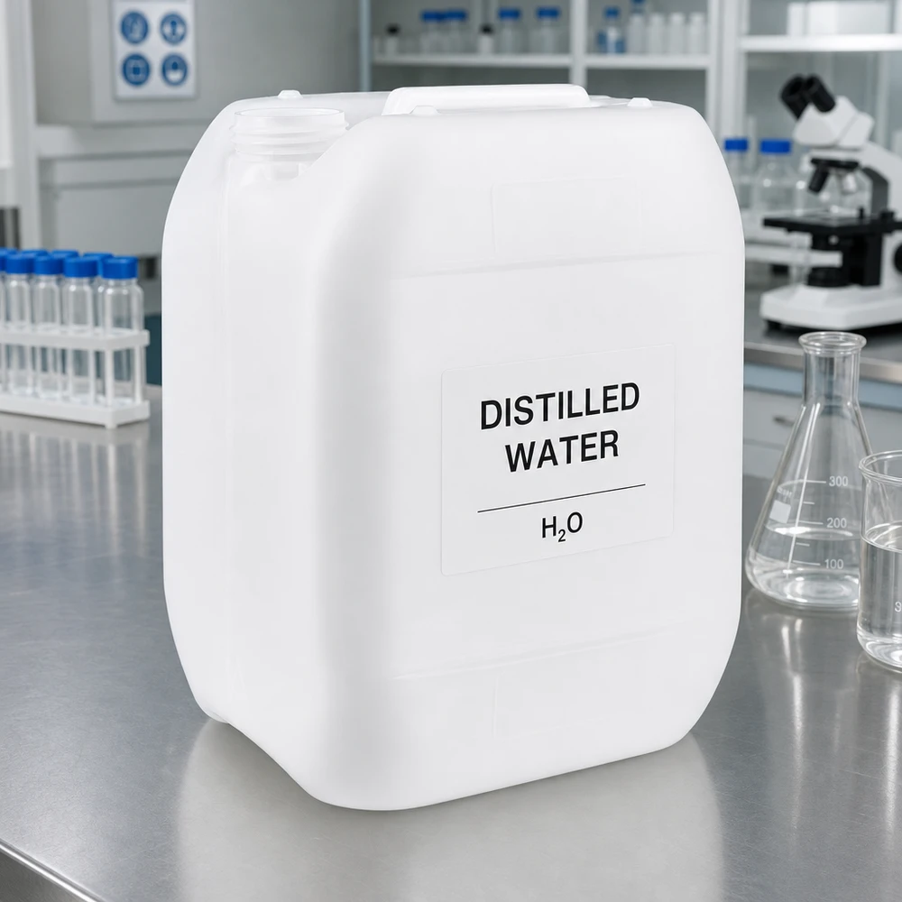 Kanister 10 Liter ohne Verschluss Stapelbarer 10 Liter Hobbock aus Kunststoff ohne Deckel für Wasser und Laboranwendungen