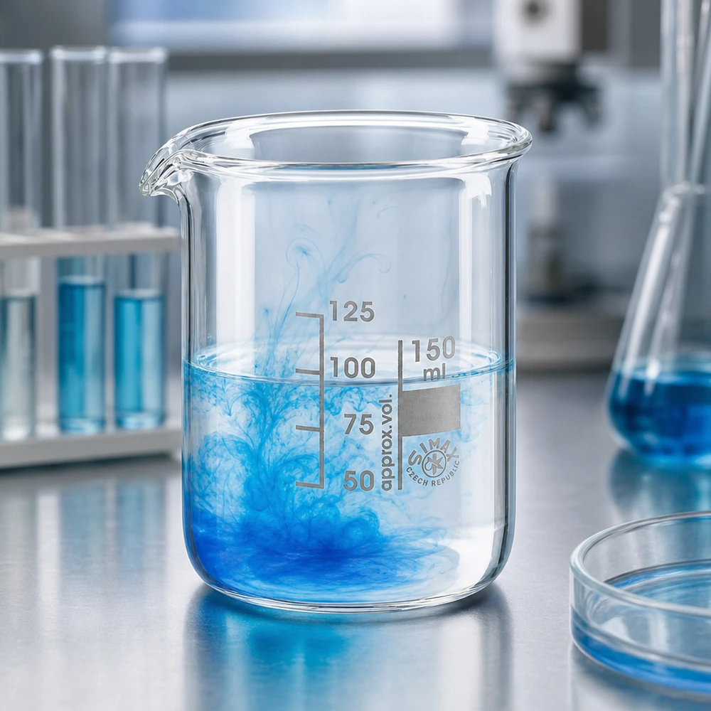 Becherglas 150ml Borosilikatglas, niedrige Form Borosilikat Becherglas 150ml kompakte niedrige Form ideal für Laborexperimente und Analysen