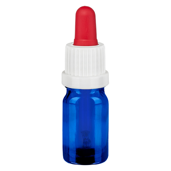5ml Pipettenflasche weiß/rot Originalitätsverschluss BlueLine UT18/5