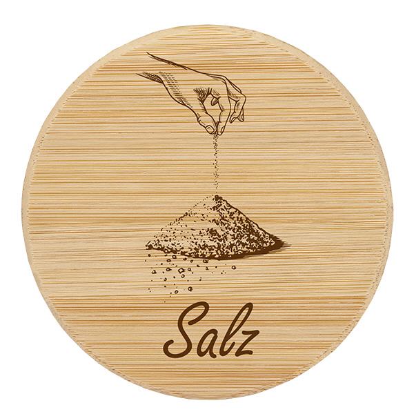 Holzdeckel "Salz" für WECK RR100 Holzdeckel "Salz" für WECK RR100