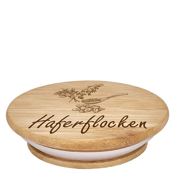 Holzdeckel "Haferflocken" für WECK RR100 Holzdeckel "Haferflocken" für WECK RR100