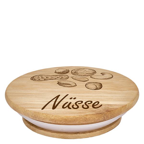 Holzdeckel "Nüsse" für WECK RR100 Holzdeckel "Nüsse" für WECK RR100