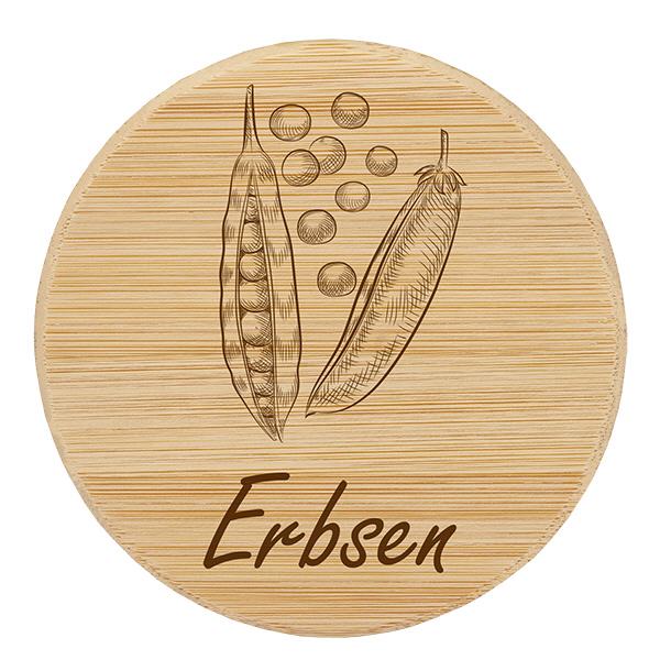 Holzdeckel "Erbsen" für WECK RR100 Holzdeckel "Erbsen" für WECK RR100