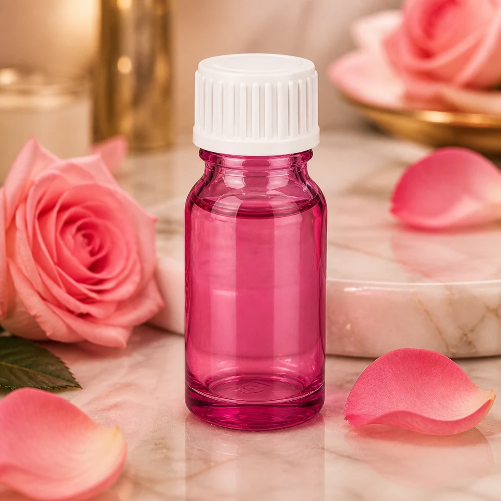 Elegante 10ml Flasche in Purple-Design mit UV-Schutz für lichtempfindliche Substanzen