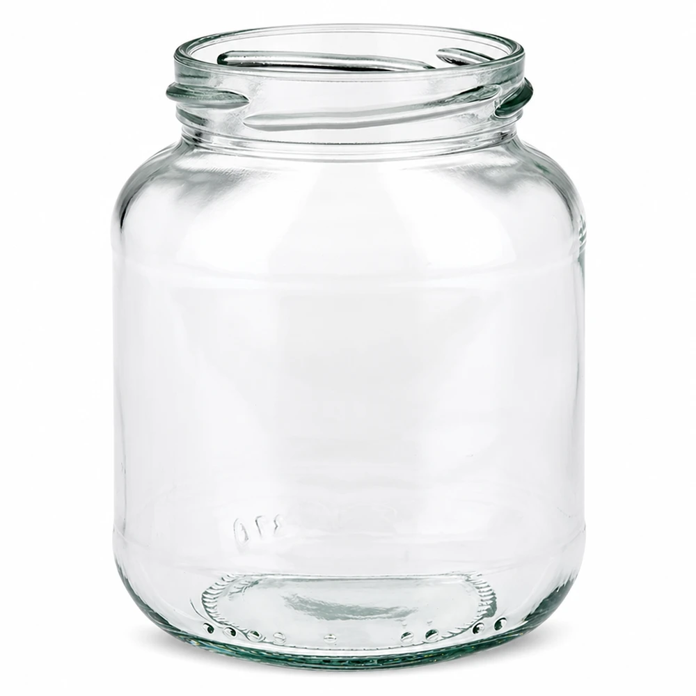 370ml Ovalglas ohne Deckel (TO66) UNiTWIST UNiTWIST Oval370 Einmachglas 370ml TO66 Gewinde oval transparent Konservenglas Marmeladenglas leer