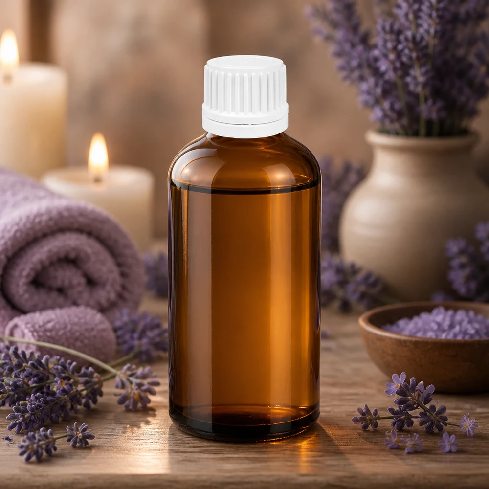 Professionelle 100ml Tropfflasche mit weißem Verschluss für Labor und Pharmazie