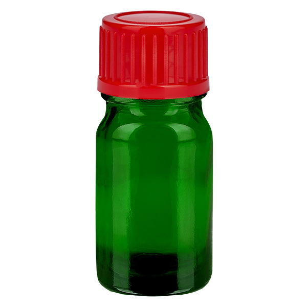 5ml Flasche 11mm Schraubverschluss rot Standard GreenLine UT18/5