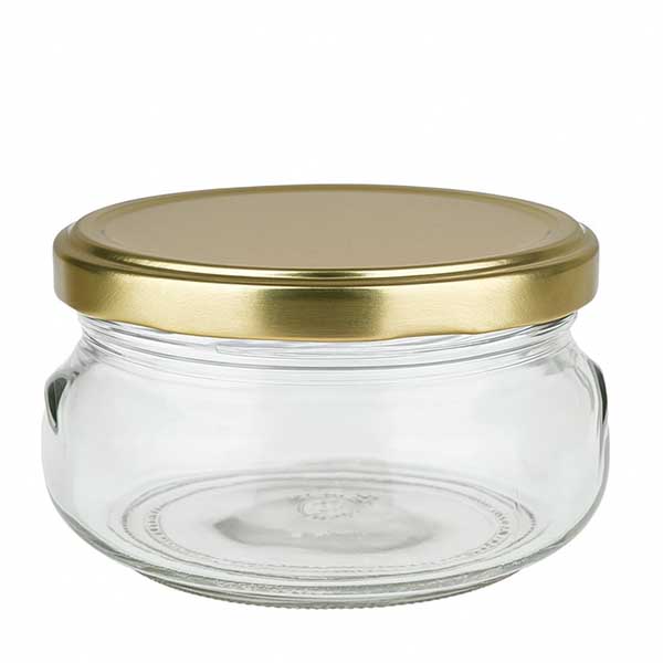 120ml Terrinenglas mit BasicSeal Deckel gold UNiTWIST 120ml Terrinenglas mit BasicSeal Deckel gold UNiTWIST