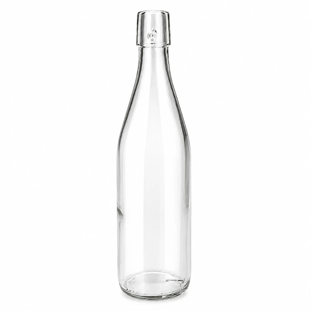 500ml Glasflasche ohne Bügelverschluss UNiTWIST® 500ml Glasflasche UNiTWIST transparent ohne Bügelverschluss mit Schraubverschluss für Getränke und Aufbewahrung