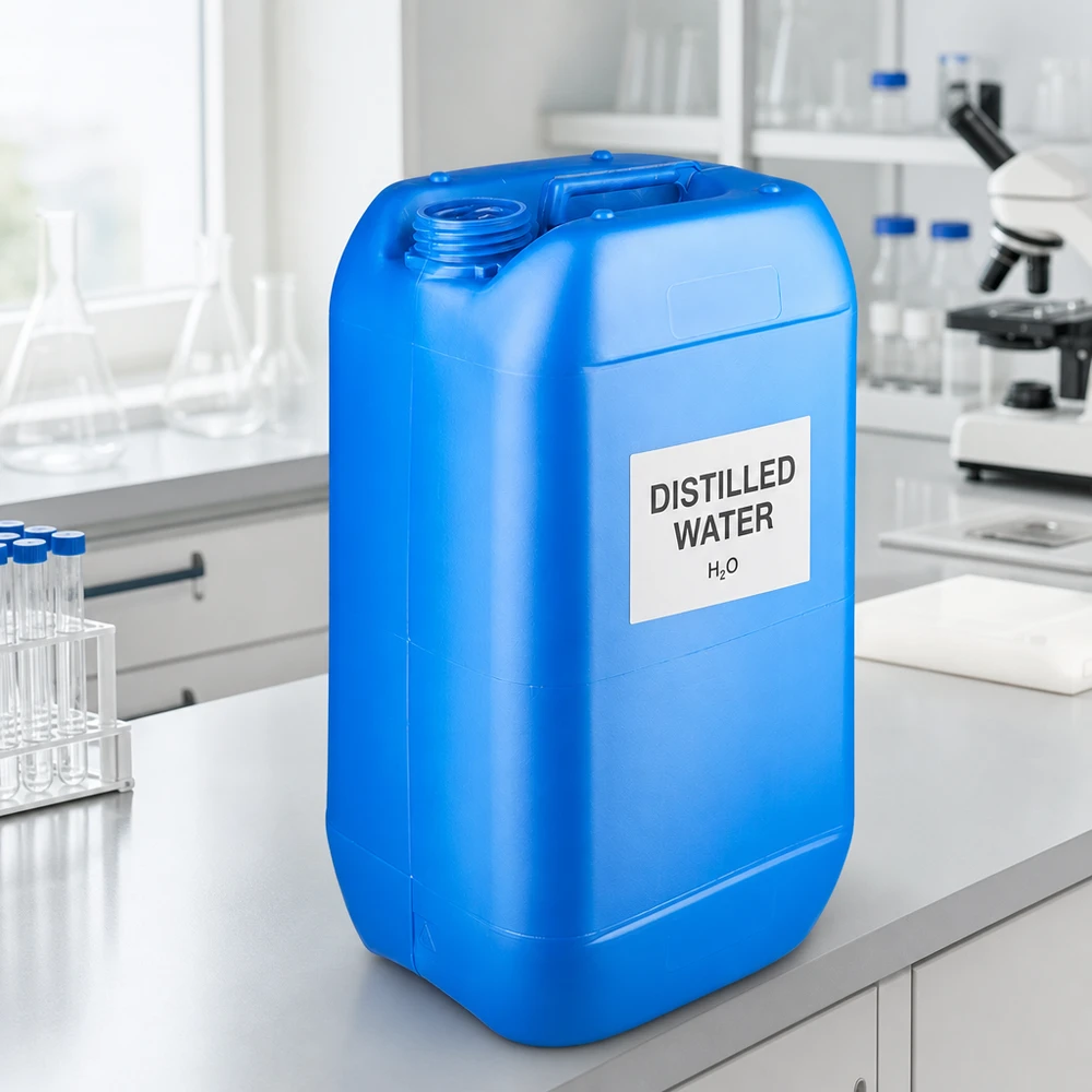 Kanister 15 Liter blau ohne Verschluss Blauer Industriekanister 15L ohne Verschluss geeignet für Destilliertes Wasser und Lösungen