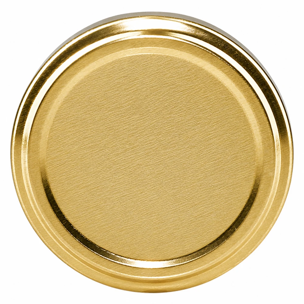 UNiTWIST TO82 gold, BioSeal, BPA-NI, unitemp Goldglänzender TO82 Schraubdeckel UNiTWIST BioSeal unitemp für Heißabfüllung geeignet