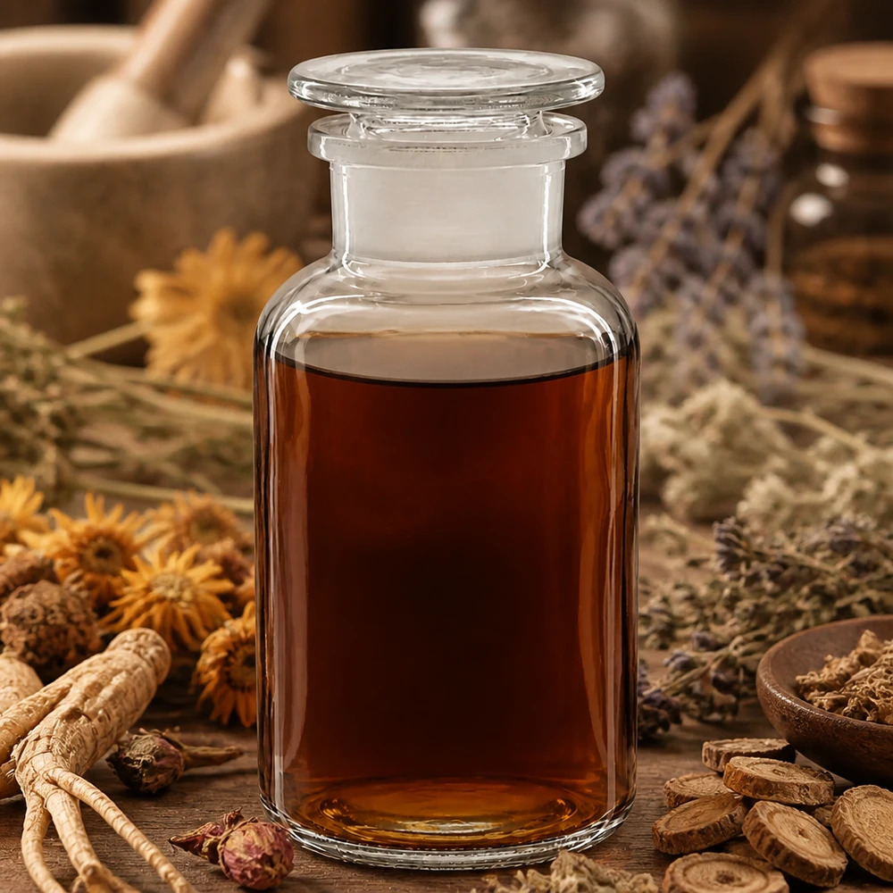 Rundschulterfl. 500ml klar Weithals Glasstopfen Dekorative Apothekerflasche 500ml klar mit Glasstopfen für Kräuteröle und Naturkosmetik