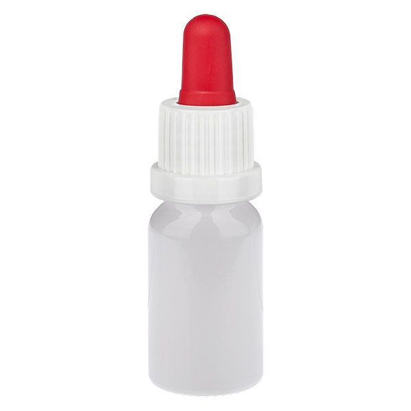 10ml Pipettenflasche weiß/rot Originalitätsverschluss WhiteLine UT18/10 10ml Pipettenflasche weiß/rot Originalitätsverschluss WhiteLine UT18/10