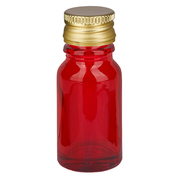 10ml Flasche 11mm Schraubverschluss Alu-Gold Standard RedLine UT18/10