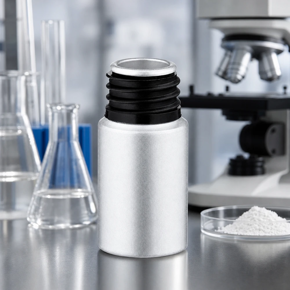 10ml gebeizte Aluflasche Wiederverwendbare 10ml Aluflasche mit gebeizter Oberfläche für Pharmazie und Forschung