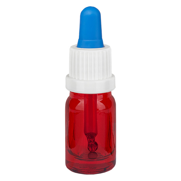 5ml Pipettenflasche weiß/blau Originalitätsverschluss RedLine UT18/5