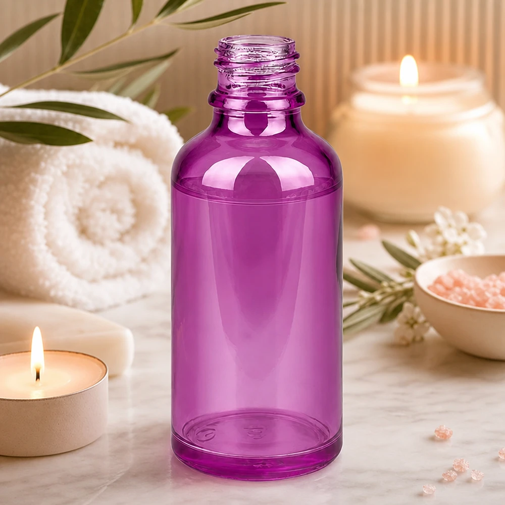 50ml Apothekenflasche PurpleLine UT18/50 UNiTWIST Premium Glasflasche PurpleLine UT18/50 50ml mit innovativem UNiTWIST für sichere Lagerung