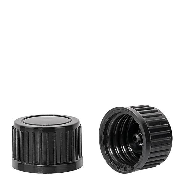 Schraubverschluss schwarz 18mm Standard Schraubverschluss schwarz 18mm Standard