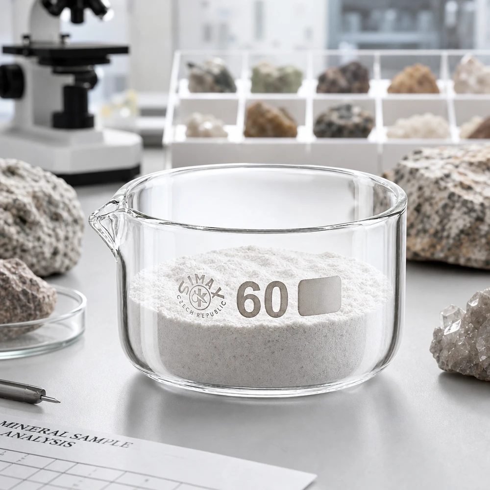 Simax Glasschale 60ml Kristallisierschale Mineralogielabor Gesteinspulver Ausguss zylindrisch klar