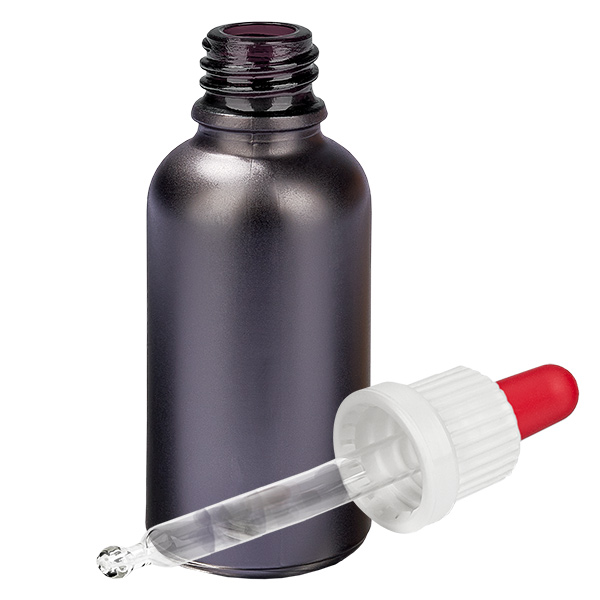30ml Pipettenflasche weiß/rot Originalitätsverschluss BlackLine UT18/30