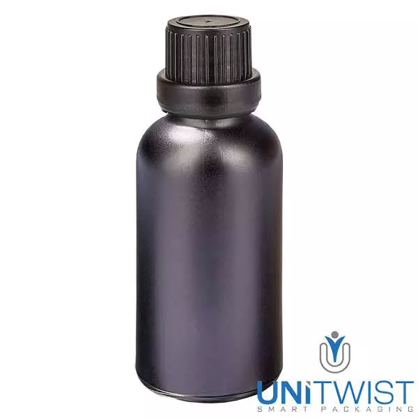 30ml Tropfflasche 2mm Originalitätsverschluss BlackL. UT18/30 30ml Tropfflasche 2mm Originalitätsverschluss BlackL. UT18/30