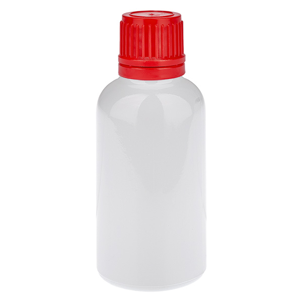 30ml Flasche 11mm Schraubverschluss rot Originalitätsverschluss WhiteLine UT18/30 30ml Flasche 11mm Schraubverschluss rot Originalitätsverschluss WhiteLine UT18/30
