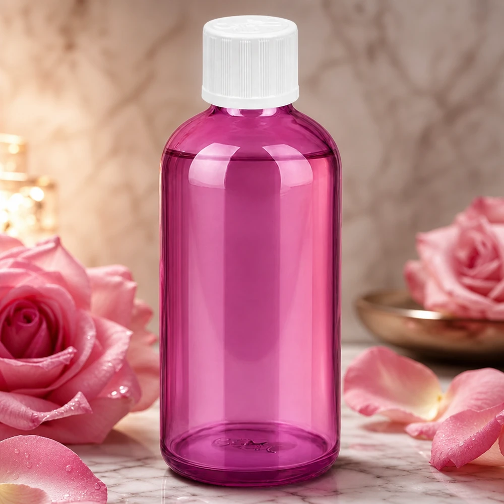100ml Tropfflasche 1.2mm weiß Standard Kindersicher PurpleLine. UT18/100 Purple Glasfläschchen 100ml mit 1.2mm Tropföffnung ideal für Seren und Tinkturen