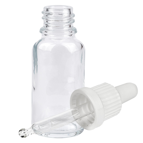 20ml Pipettenflasche weiß Originalitätsverschluss ClearLine UT18/20 20ml Pipettenflasche weiß Originalitätsverschluss ClearLine UT18/20