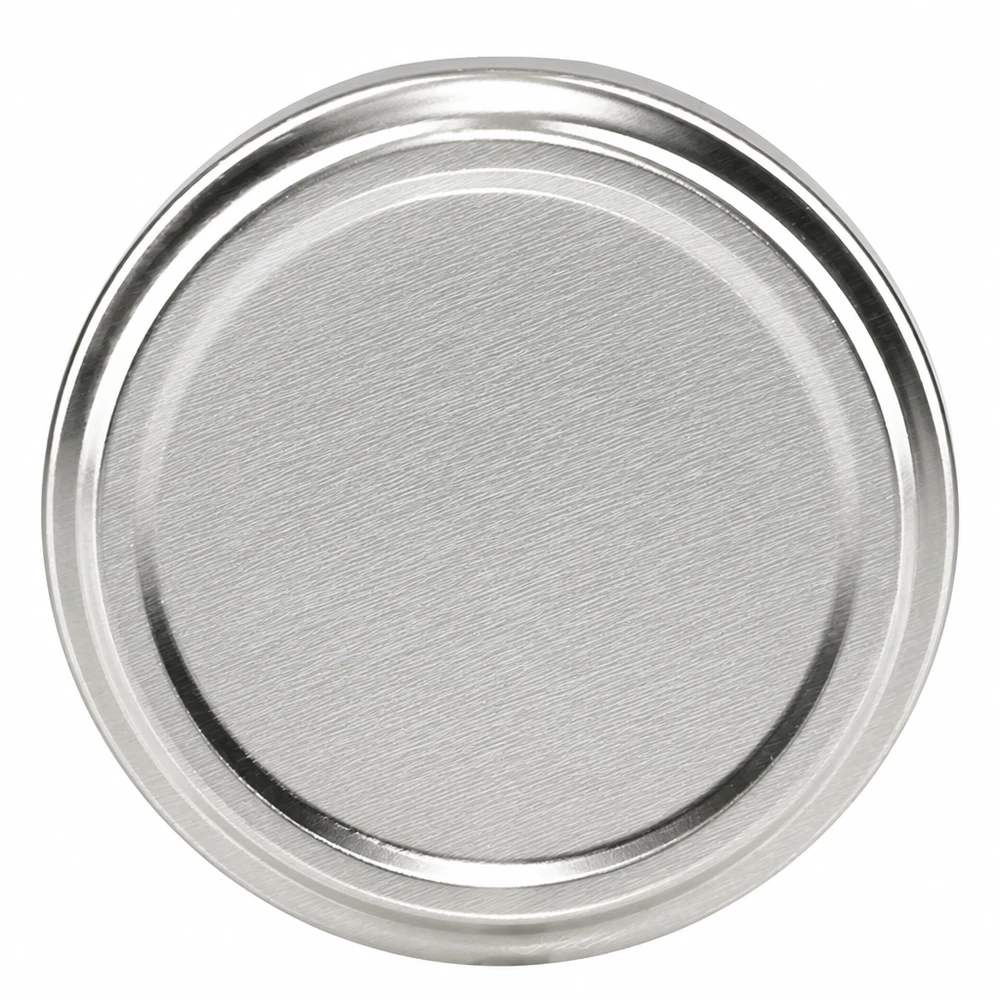 66mm BasicSeal Deckel silber (TO66) UNiTWIST 66mm silberner TO66 Schraubdeckel BasicSeal UNiTWIST für Marmeladengläser