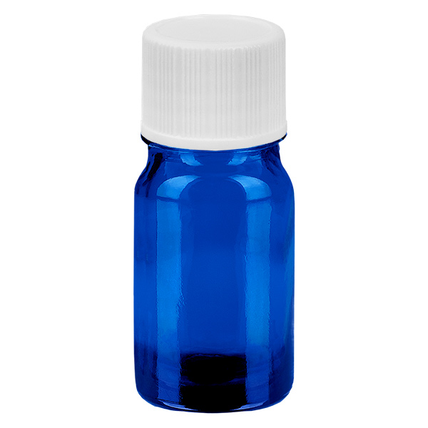 5ml Flasche 11mm Schraubverschluss weiß Standard BlueLine UT18/5