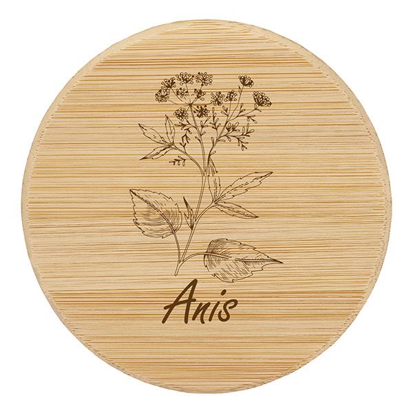 Holzdeckel "Anis" für WECK RR60 Holzdeckel "Anis" für WECK RR60