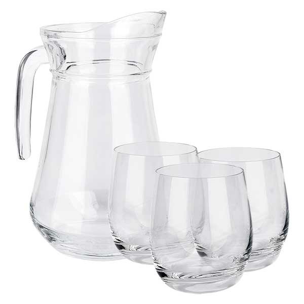 Glaskanne France 1.0 Liter & 3 Gläser Doktor-Klaus Glaskanne France 1.0 Liter & 3 Gläser Doktor-Klaus