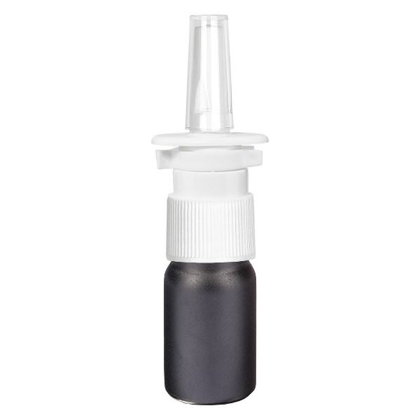 5ml Nasensprayflasche weiß/transparent Standardverschluss BlackLine UT18/5