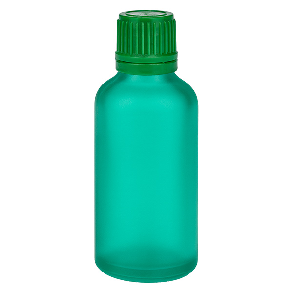 50ml Flasche 11mm Schraubverschluss grün Originalitätsverschluss GreenLine UT18/50