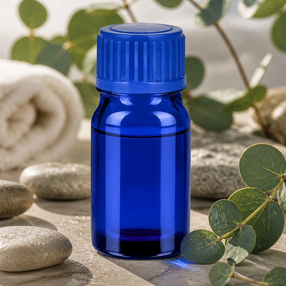5ml Flasche 11mm Schraubverschluss blau Standard BlueLine UT18/5 Handliche 5ml blaue Flasche mit ergonomischem Design für mobile Anwendungen unterwegs