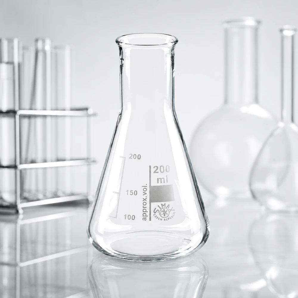 Erlenmeyerkolben 200ml Enghals Erlenmeyerkolben 200ml Enghals