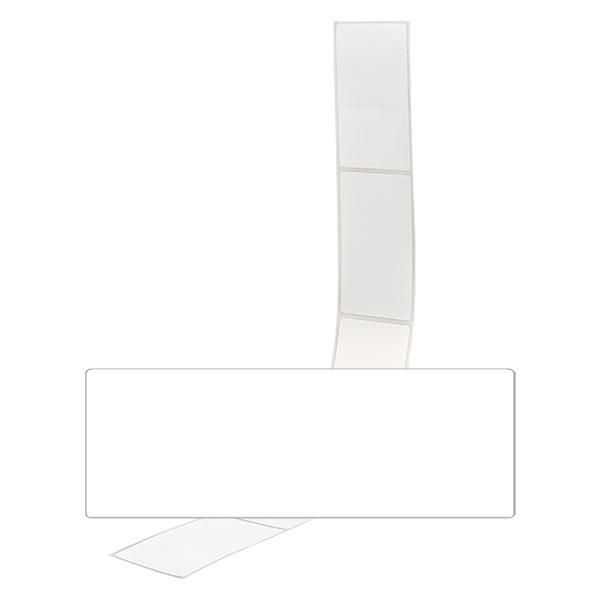 20er Pack Etiketten 54 x 154.5mm zum Beschriften Weiße Etiketten 54x154,5mm zum Beschriften im 20er Pack auf neutralem Hintergrund