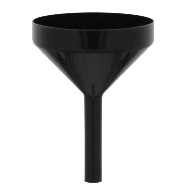 Mini Kunststofftrichter, schwarz