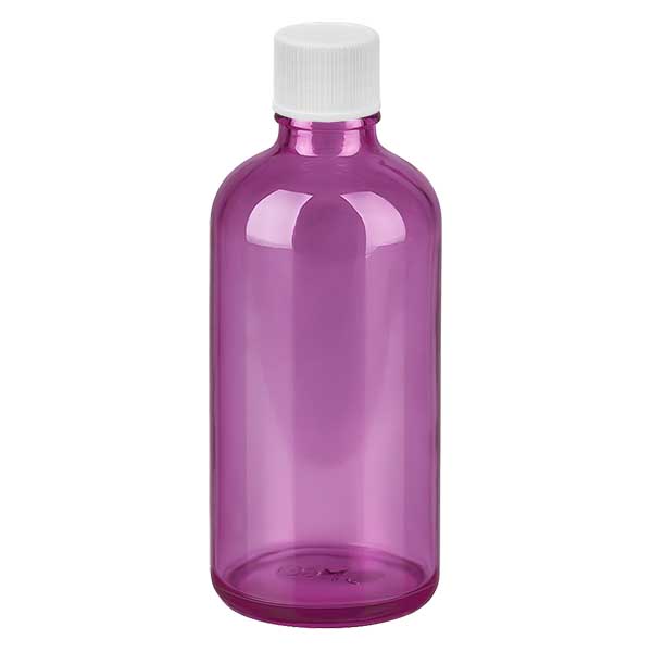 100ml Flasche 11mm Schraubverschluss weiss Standard PurpleLine UT18/100