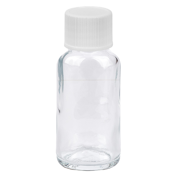 20ml Flasche 6mm Schraubverschluss schwarz Standard ClearLine UT18/20