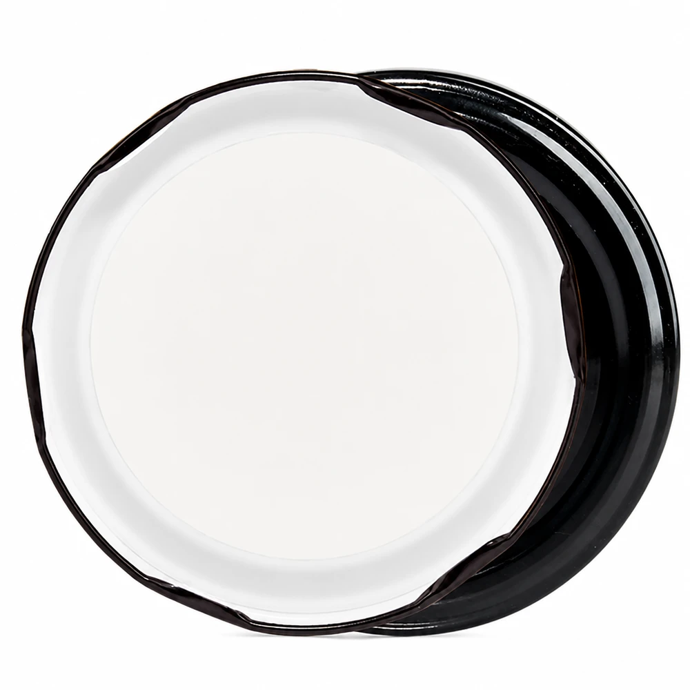 UNiTWIST TO82 schwarz, BioSeal, BPA-NI, UNiTWIST UNiTWIST TO82 Schraubverschluss schwarz mit weißer BioSeal Innendichtung Nahaufnahme