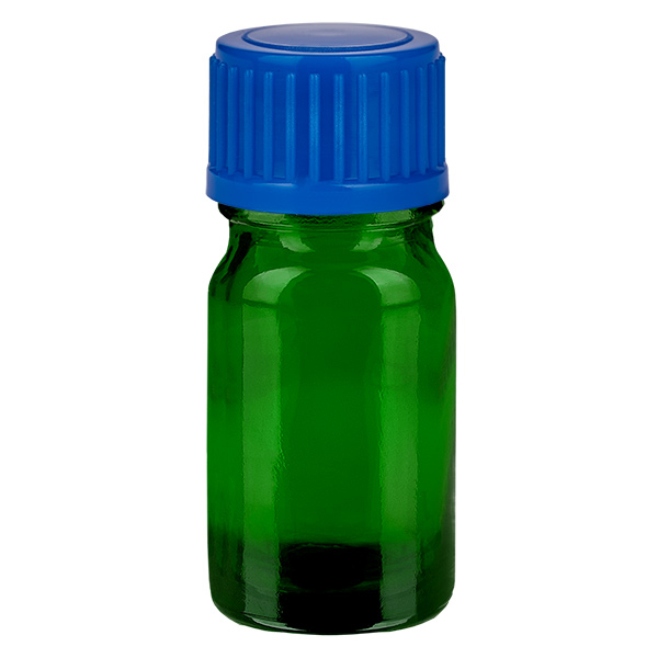 5ml Flasche 11mm Schraubverschluss blau Standard GreenLine UT18/5