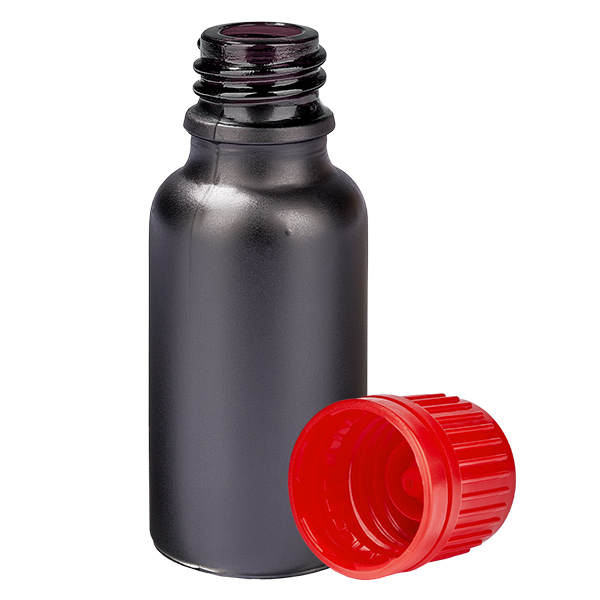 20ml Flasche 11mm Schraubverschluss rot Originalitätsverschluss BlackLine UT18/20 20ml Flasche 11mm Schraubverschluss rot Originalitätsverschluss BlackLine UT18/20