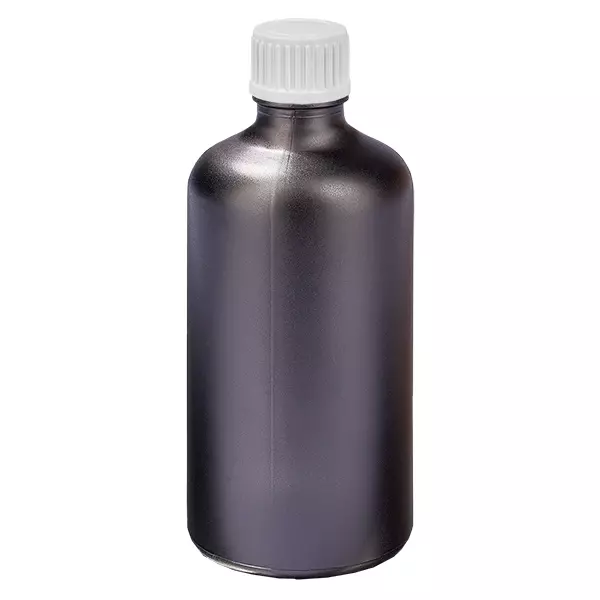 100ml Tropfflasche 0.9mm weiß Standardverschluss BlackLine UT18/100