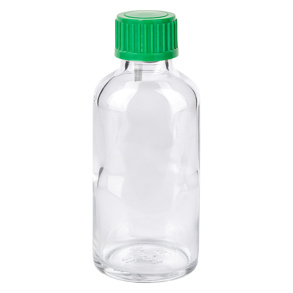 50ml Tropfflasche 0.8mm grün Standardverschluss ClearLine UT18/50