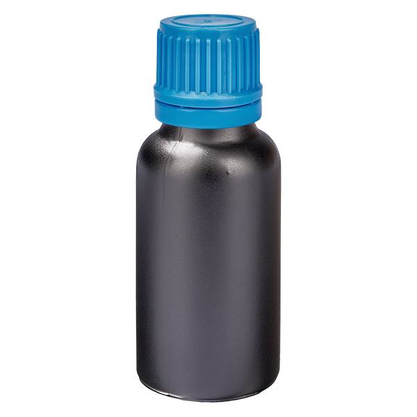 20ml Flasche 11mm Schraubverschluss blau Originalitätsverschluss BlackLine UT18/20 20ml Flasche 11mm Schraubverschluss blau Originalitätsverschluss BlackLine UT18/20