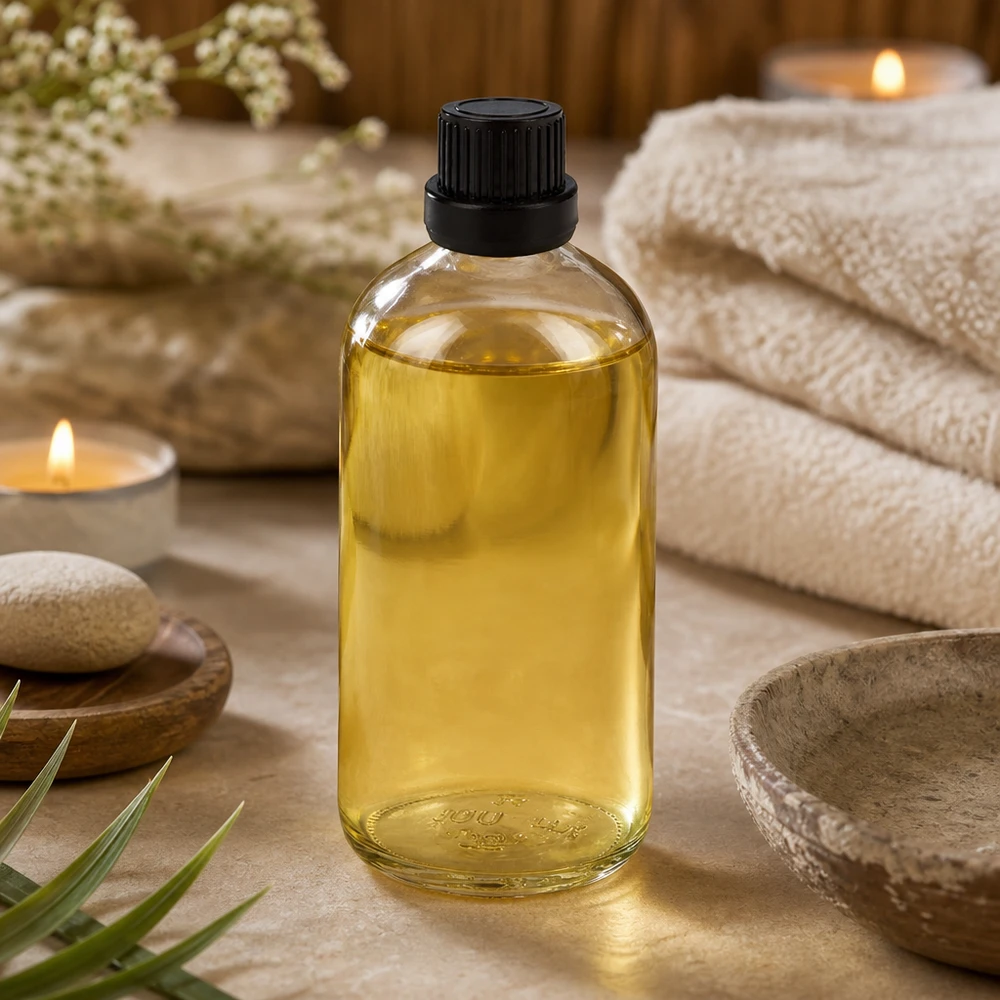 Hochwertige 100ml Klarglas Dosierflasche schwarzer Tropfverschluss für Kosmetik ClearLine UT18